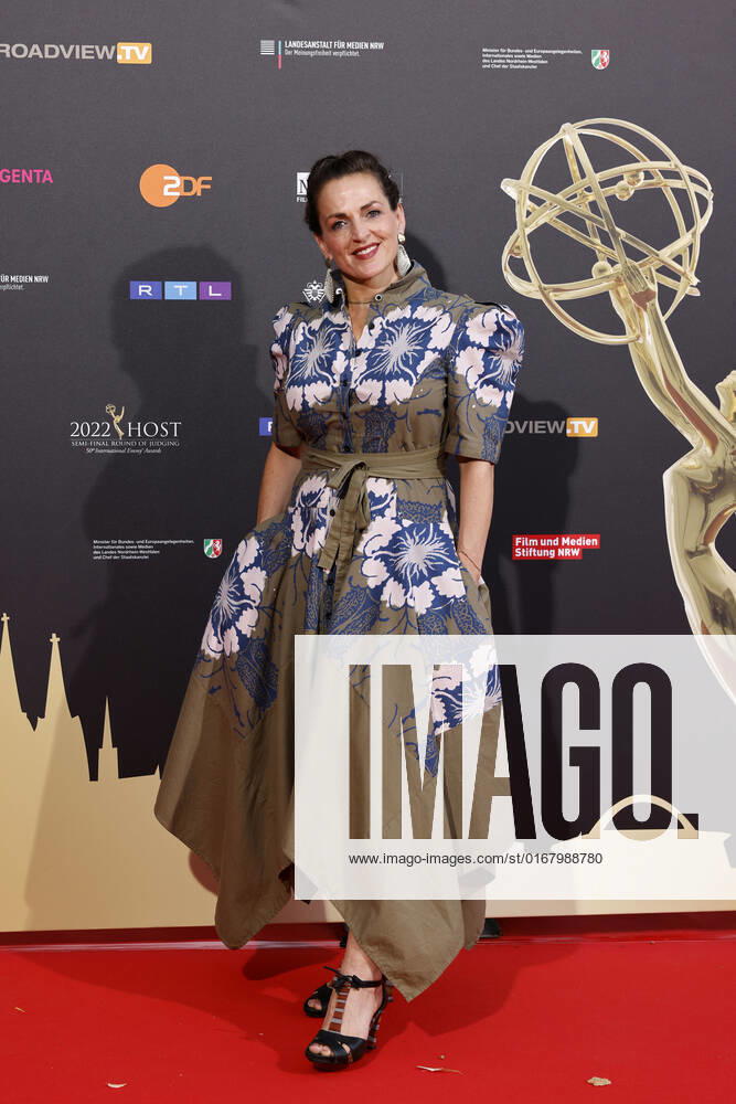 Schauspielerin Nicole Ansari-Cox beim Kölner Emmy Cocktail 2022 anlässlich der 16. Kölner Jurysitzung des International Emmy auf Schloss Arff. Köln, 31.08.2022 NRW Deutschland