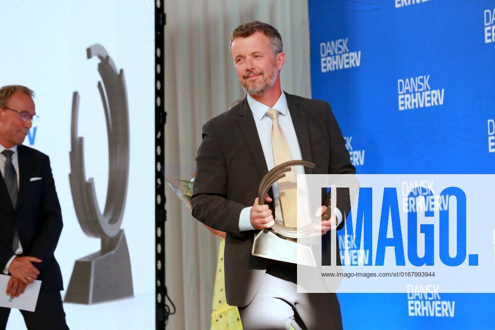 Copenhagen Prince Frederik presides over the presentation of the Danish Business Award in connection with the Danish business anniversary in the Oksnehallen. The Dansk Erhverv prize is awarded to one or more companies that alone or jointly have demonstrated green action and thus support the green transition. The prize includes DKK 100,000. Winner 2022. VESTA Â