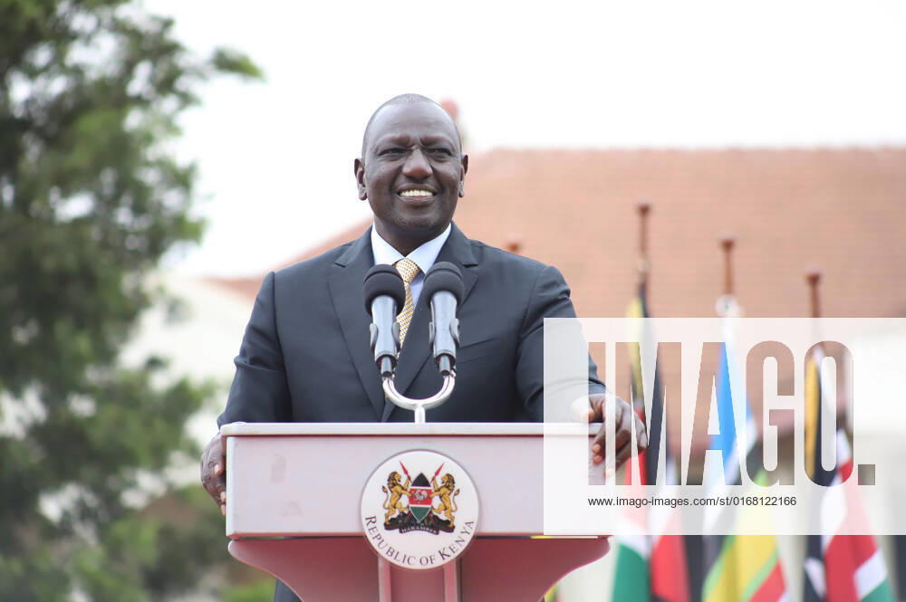 (220905) -- NAIROBI, Sept. 5, 2022 -- President-elect William Ruto delivers a speech after the Supreme Court upholds his win in presidential election in Nairobi, Kenya, on Sept. 5, 2022. Kenya s Supreme Court on Monday dismissed petitions challenging William Ruto as president-elect, citing a lack of tangible evidence produced by the petitioners, including veteran opposition leader Raila Odinga. (Photo by Xinhua) KENYA-NAIROBI-PRESIDENTIAL ELECTION-SUPREME COURT-RULING JoyxNabukewa