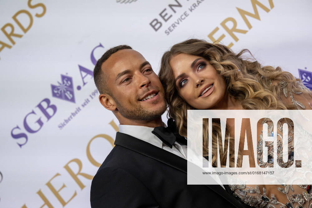 20220904 HERQUL GERMAN BOXING AWARDS BERLIN, GERMANY - SEPTEMBER 4 2022 : Andrej Mangold, Annika Jung at - HERQUL GERMAN BOXING AWARDS on September 4, 2022 in Berlin, . Berlin Berlin Germany
