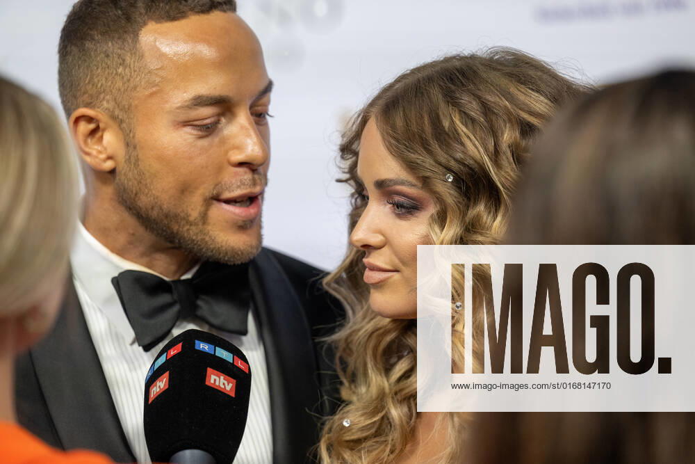 20220904 HERQUL GERMAN BOXING AWARDS BERLIN, GERMANY - SEPTEMBER 4 2022 : Andrej Mangold, Annika Jung at - HERQUL GERMAN BOXING AWARDS on September 4, 2022 in Berlin, . Berlin Berlin Germany