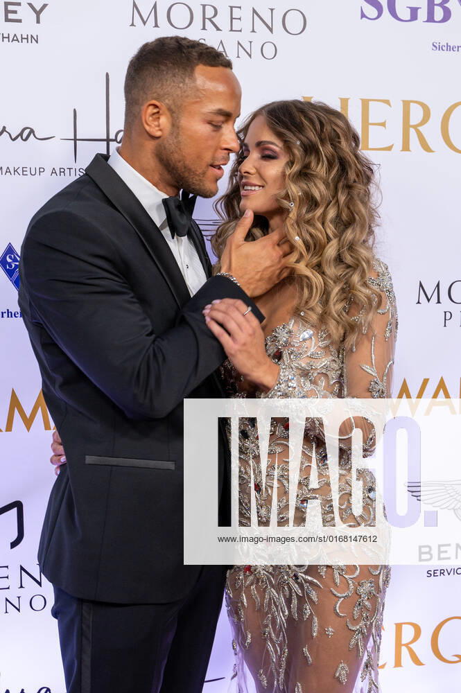 20220904 HERQUL GERMAN BOXING AWARDS BERLIN, GERMANY - SEPTEMBER 4 2022 : Andrej Mangold, Annika Jung at - HERQUL GERMAN BOXING AWARDS on September 4, 2022 in Berlin, . Berlin Berlin Germany
