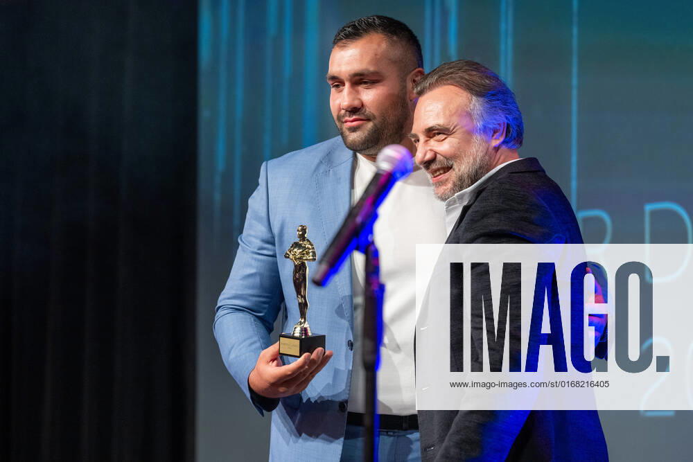 20220904 HERQUL GERMAN BOXING AWARDS BERLIN, GERMANY - SEPTEMBER 4 2022 : Oktay Kaynarca, Ali Eren Demirezen at - HERQUL GERMAN BOXING AWARDS on September 4, 2022 in Berlin, . Berlin Berlin Germany