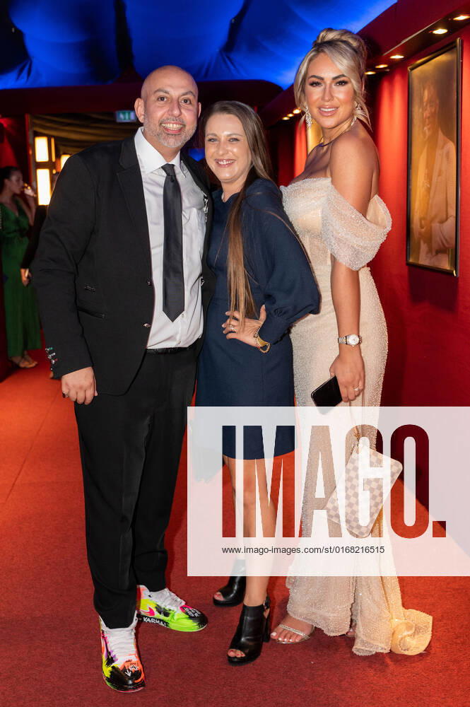 20220904 HERQUL GERMAN BOXING AWARDS BERLIN, GERMANY - SEPTEMBER 4 2022 : Ramin Seyed, Aresou Leisdorf, Chethrin Schulze at - HERQUL GERMAN BOXING AWARDS on September 4, 2022 in Berlin, . Berlin Berlin Germany