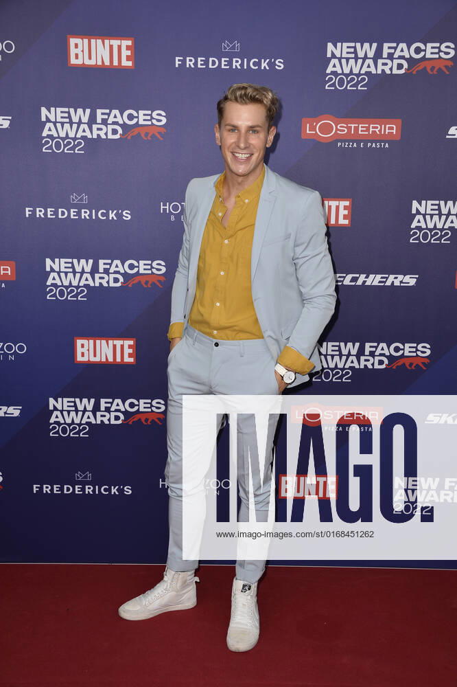 Lukas Sauer beim Bunte New Faces Award STYLE in Berlin 08.09.2022