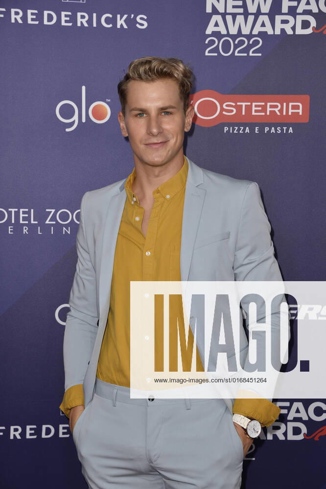 Lukas Sauer beim Bunte New Faces Award STYLE in Berlin 08.09.2022