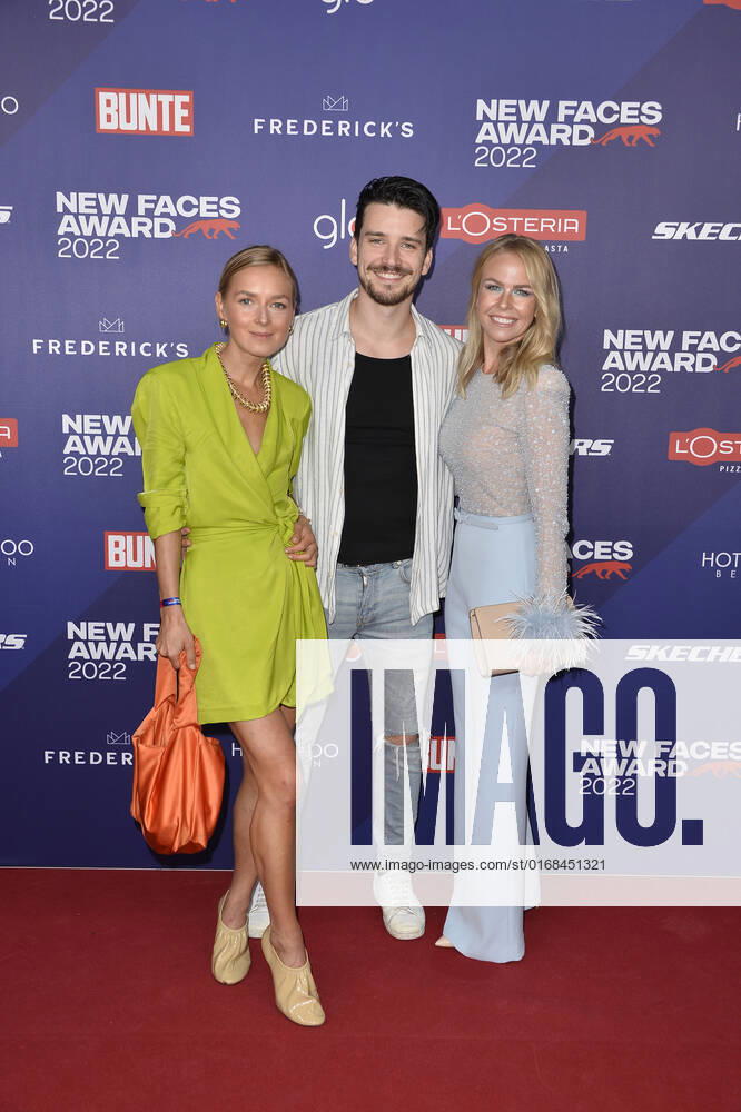 Anna Borisovna, Sven Gold und Carolin Henseler beim Bunte New Faces Award STYLE in Berlin 08.09.2022