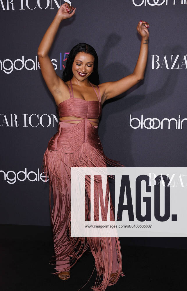 Kat Graham attends 2022 Harper s Bazaar ICONS & Bloomingdale s 150th Anniversary on September 09, 2022 in New York City. New York USA - ZUMAs181 20220909_zea_s181_151