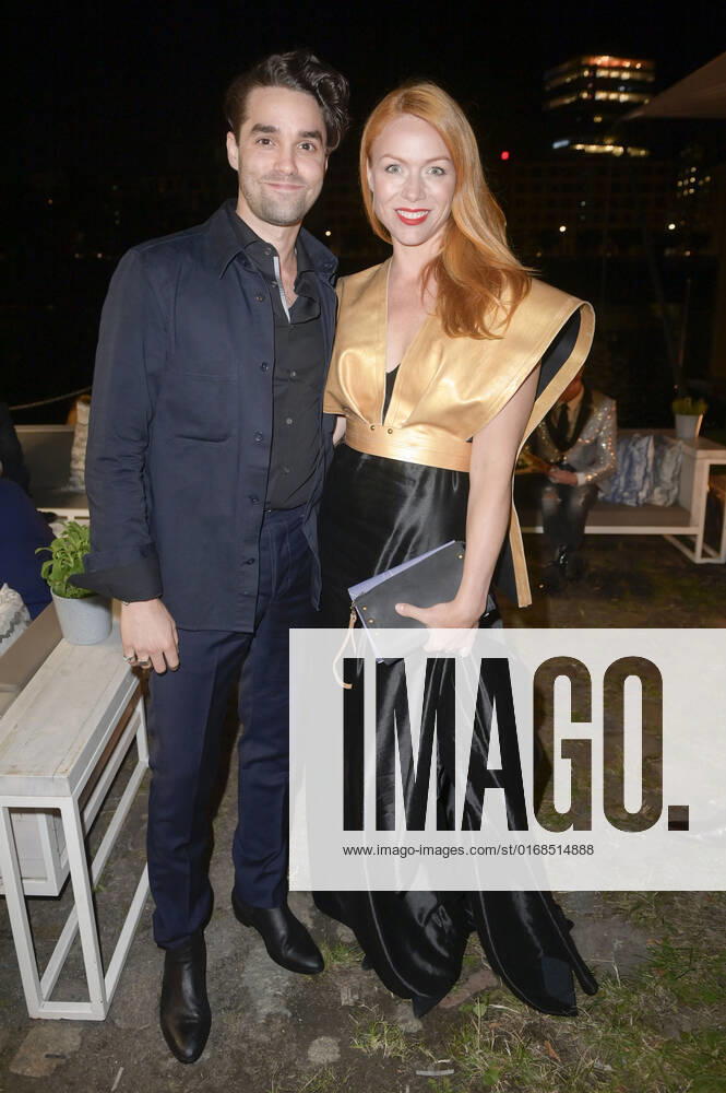 Maximilian Befort und Esther Roling bei der Verleihung des Deutschen Schauspielpreises 2022 im Restaurant Spindler & Klatt. Berlin
