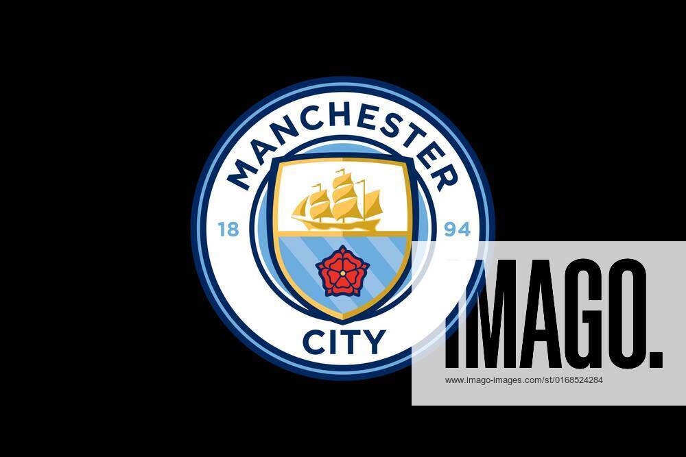 Manchester City F. C. Logo, Schwarzer Hintergrund