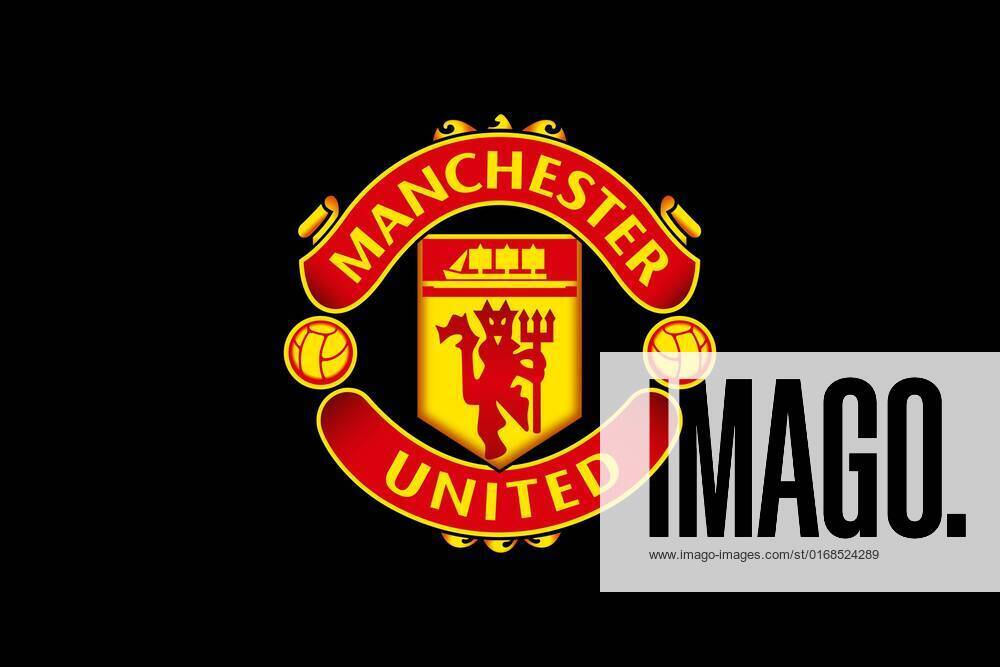 Manchester United F. C. Logo, Schwarzer Hintergrund