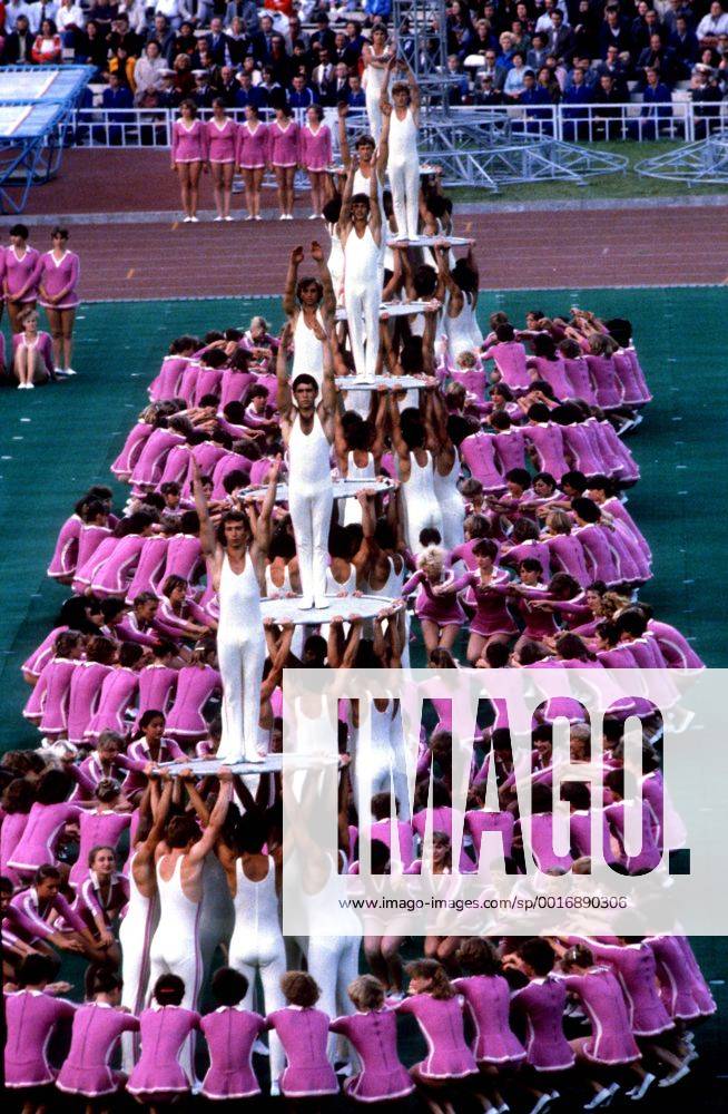 EROEFFNUNGS FEIER OLYMPISCHE SOMMERSPIELE 1980 MOSKAU