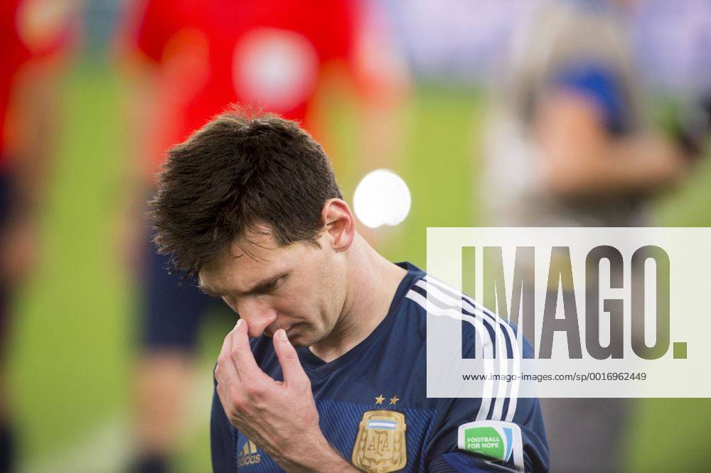 Lionel Messi (ARG), JULY 13, 2014 - Football Soccer : Lionel Messi of Argentina looks dejected after the FIFA World Cup Noxthirdxpartyxsales (ptmb061755)