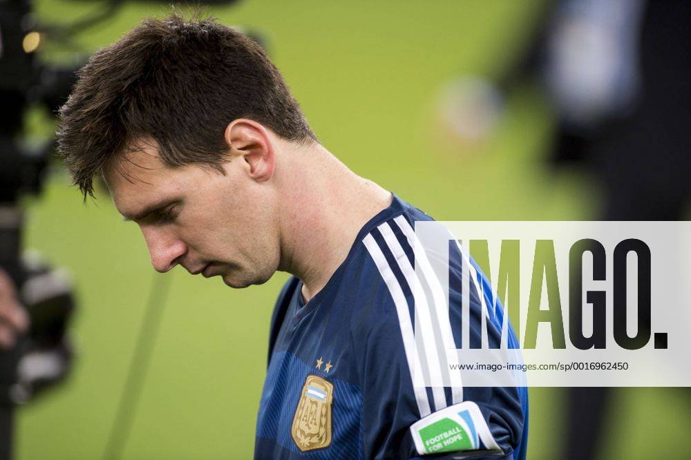 Lionel Messi (ARG), JULY 13, 2014 - Football Soccer : Lionel Messi of Argentina looks dejected after the FIFA World Cup Noxthirdxpartyxsales (ptmb061756)