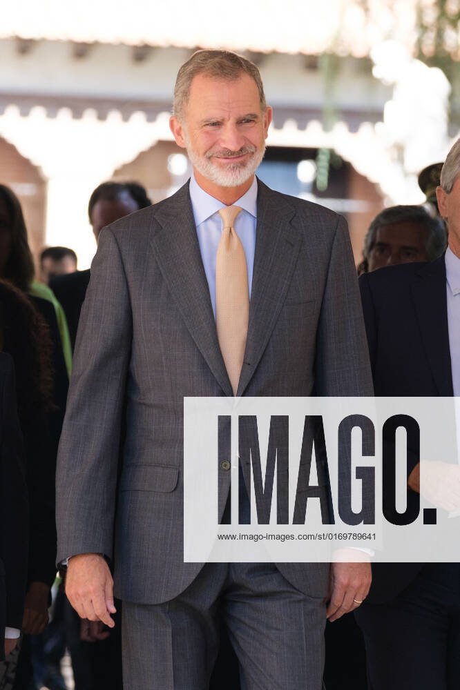 King Felipe VI of Spain seen during the delivery of the Camino Real Award on its fifth edition at the auditorium of the University of Alcala, in Alcala de Henares, Madrid. The Camino Real award has been granted by the Franklin Institute of the University of Alcala, which recognizes the professional work of Spaniards who in an outstanding and exemplary way project and enhance the positive image of Spain in the United States. The projection of the image of Spain in North America by the tennis player, means his triumph in the US Open (2019), as well as in previous editions of 2010, 2013, 2017 and in other tournaments played in North America. Madrid Spain - ZUMAs197 20220920_zaa_s197_096