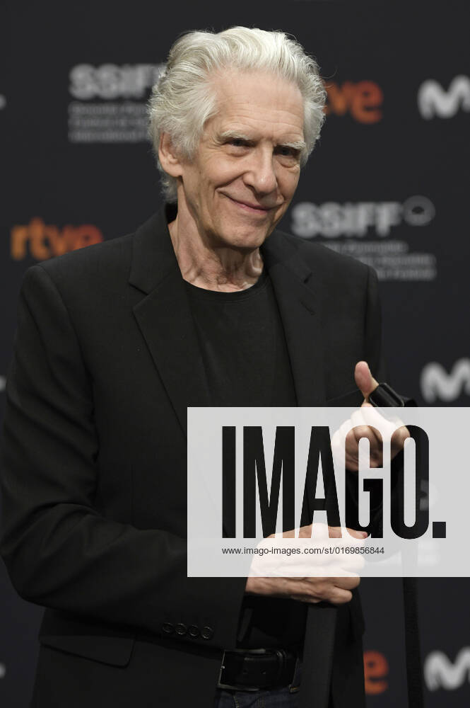 David Cronenberg bei der Pressekonferenz zur Verleihung des Donistia Awards auf dem 70. Internationalen Filmfestival San Sebastian Festival Internacional de Cine de San Sebastian im Kursaal. San Sebastian