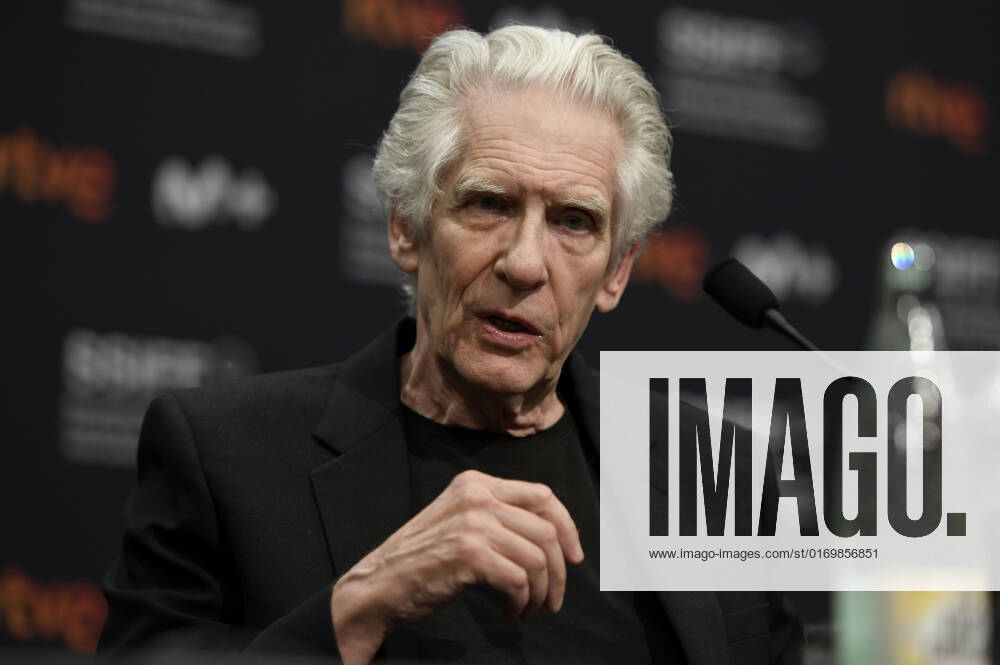 David Cronenberg bei der Pressekonferenz zur Verleihung des Donistia Awards auf dem 70. Internationalen Filmfestival San Sebastian Festival Internacional de Cine de San Sebastian im Kursaal. San Sebastian