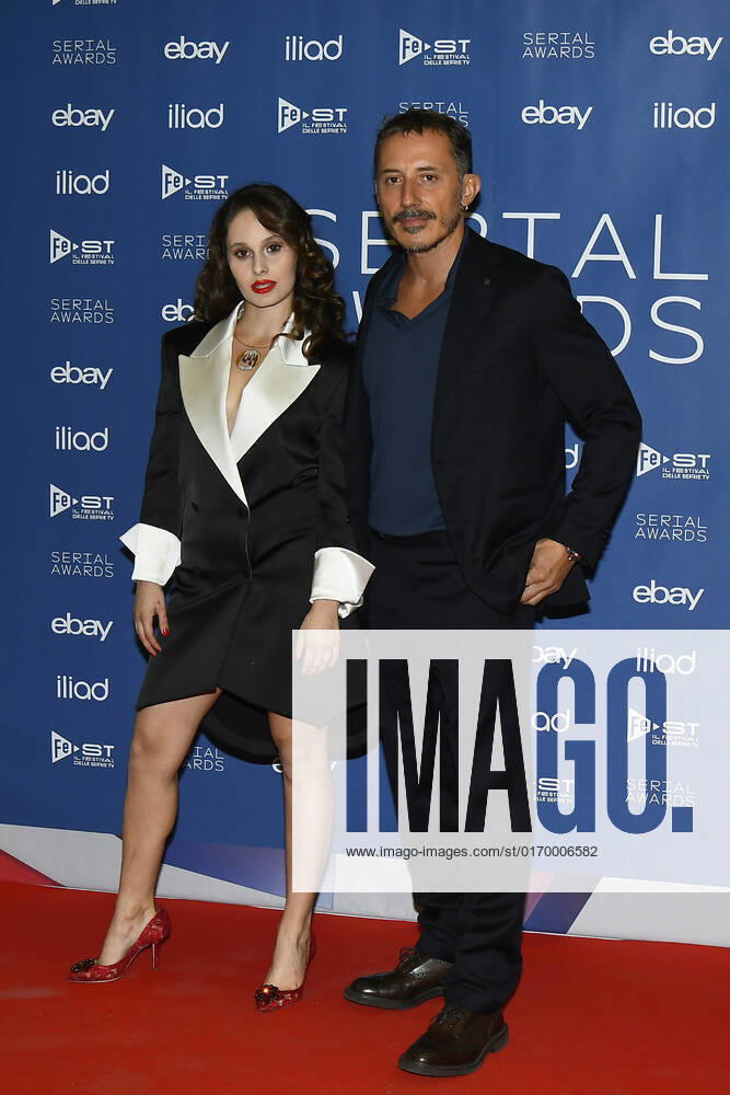 Foto IPP Mario Romano Milano 25 9 2019 red carpet Serial Awards 2022 nella foto Arianna Becheroni e Michele Alhaique Italy Photo Press - World Copyright -SERIAL AWARD-