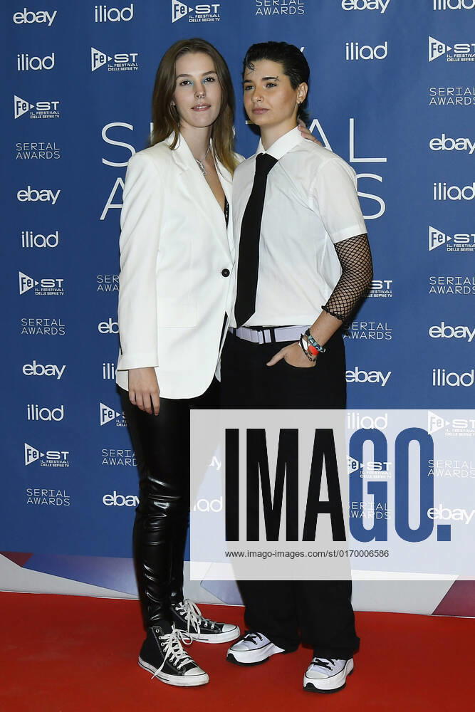 Foto IPP Mario Romano Milano 25 9 2019 red carpet Serial Awards 2022 nella foto Stacey Woodfield e Charlie Moon (Elena Valicce) Italy Photo Press - World Copyright -SERIAL AWARD-