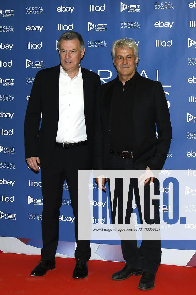 Foto IPP Mario Romano Milano 25 9 2019 red carpet Serial Awards 2022 nella foto Pisoni Roberto e Domenico Procacci Italy Photo Press - World Copyright -SERIAL AWARD-