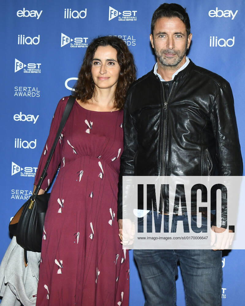 Foto IPP Mario Romano Milano 25 9 2019 red carpet Serial Awards 2022 nella foto Debora Campanella e Pablo Trincia Italy Photo Press - World Copyright -SERIAL AWARD-