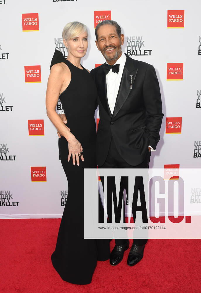 NEW YORK, NY- SEPTEMBER 28: Hilary Quinan and Bryant Gumbel at the 2022 NYC Ballet Fall Fashion Gala at the David H.Koch Theater in New York City on September 28, 2022.