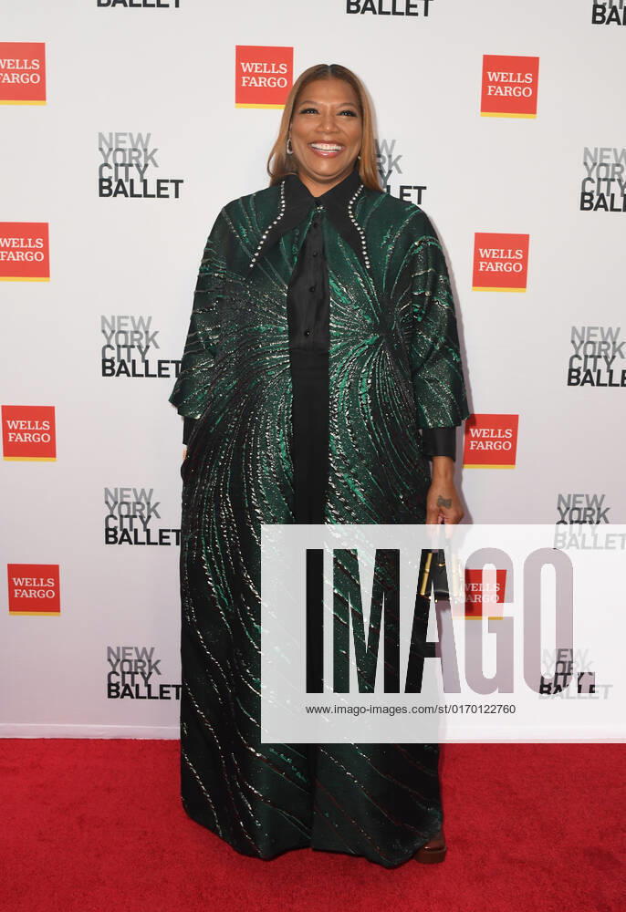 NEW YORK, NY- SEPTEMBER 28: Queen Latifah at the 2022 NYC Ballet Fall Fashion Gala at the David H.Koch Theater in New York City on September 28, 2022.