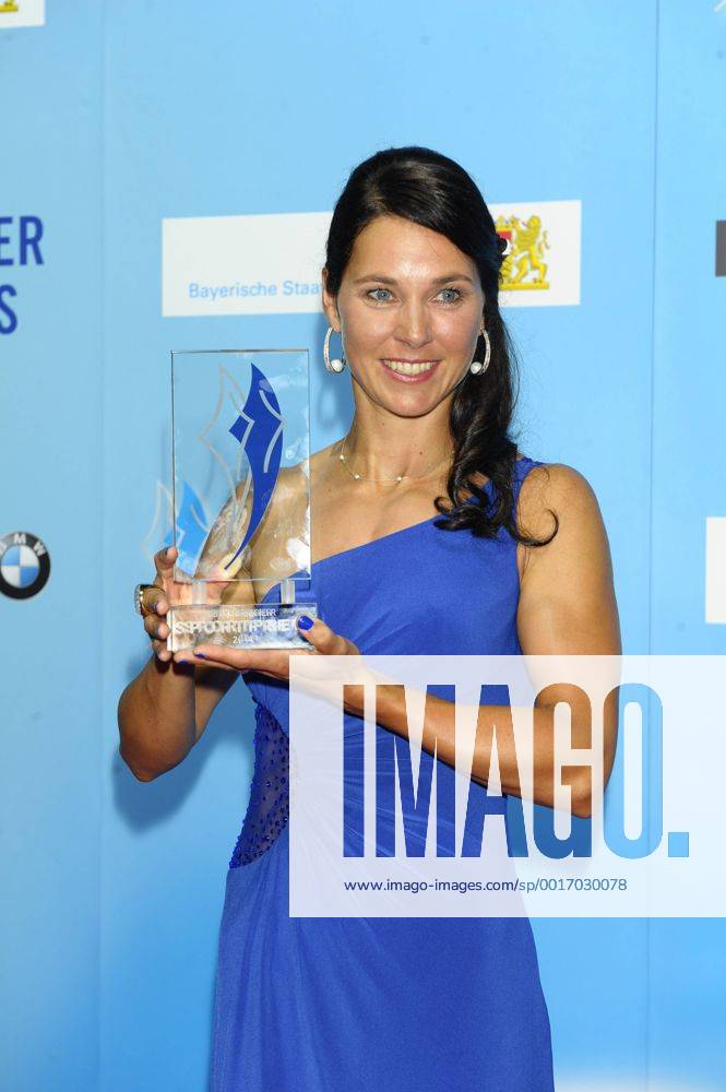 Stefanie Böhler Bayerische Sportpreis 2014 Ehrung, Auszeichnung. Preis BMW-Welt München 19. Juli 2014