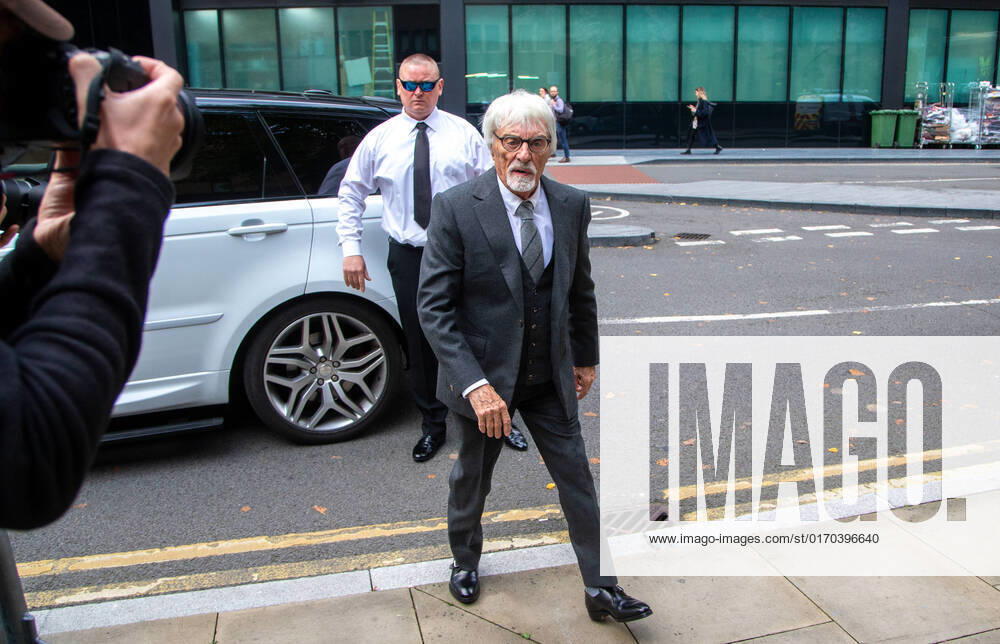 Former Formula-1 boss BERNIE ECCLESTONE is seen arriving at Southwark Crown Court for trial over fraud charges. London United Kingdom - ZUMAs262 20221004_zip_s262_003