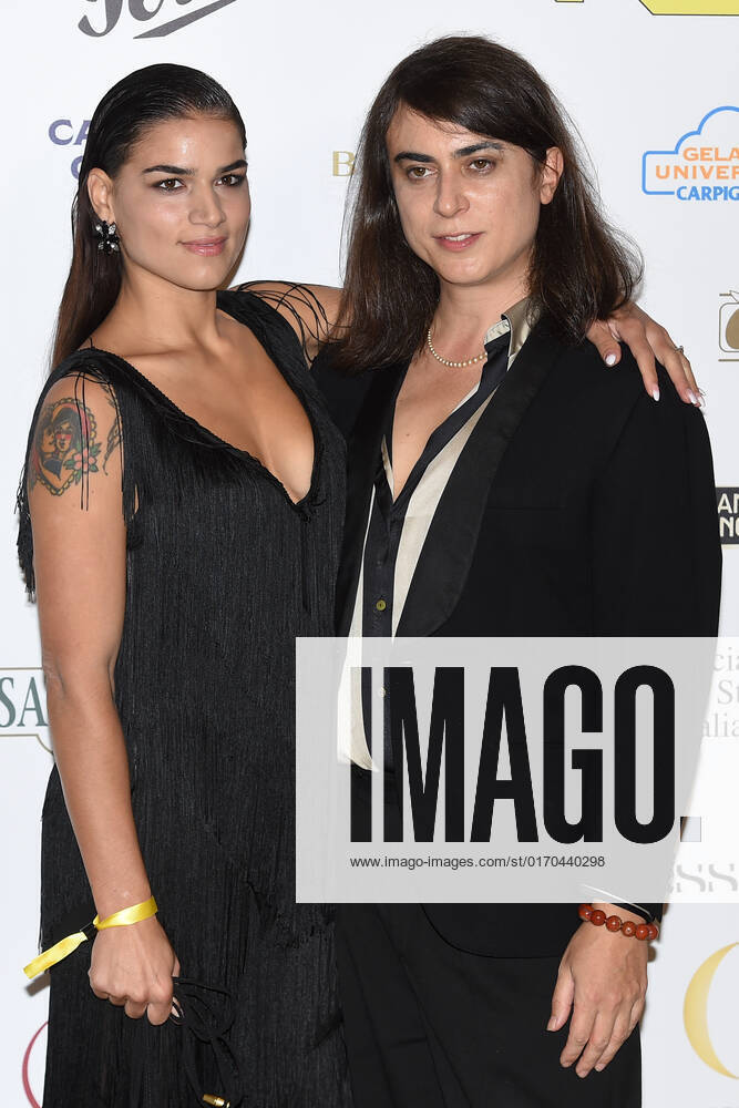 Globo d oro award at the auditorium parco della musica. Rome (Italy), 04 October 2022 Lina Siciliano , Francesco Costabile on the red carpet of the Globo d oro award at the auditorium parco della musica. Rome (Italy), 04 October 2022 Imago-Images Emmefoto