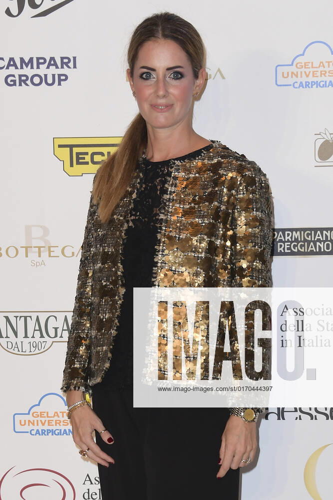 Silvia Groppa attends at the red carpet of the Globo d oro award 2022 at the Auditorium Parco Della Musica. Rome Italy - ZUMAs197 20221004_zaa_s197_411