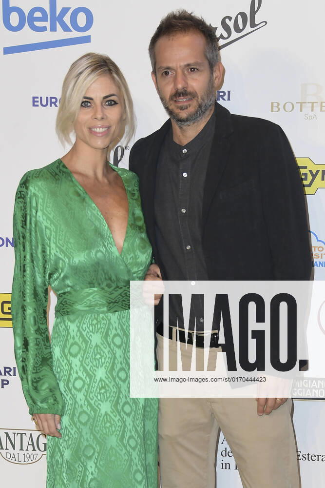 Avarello Roberta (left) and Simone Godano (right) attend at the red carpet of the Globo d oro award 2022 at the Auditorium Parco Della Musica. Rome Italy - ZUMAs197 20221004_zaa_s197_424