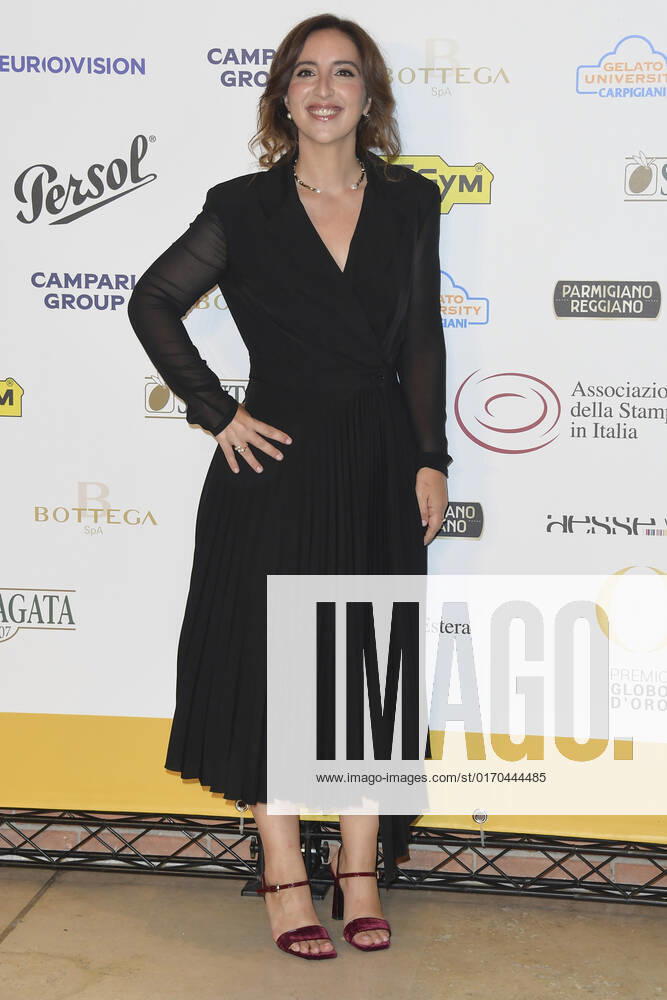 Anna Ferraioli Ravel attends at the red carpet of the Globo d oro award 2022 at the Auditorium Parco Della Musica. Rome Italy - ZUMAs197 20221004_zaa_s197_435