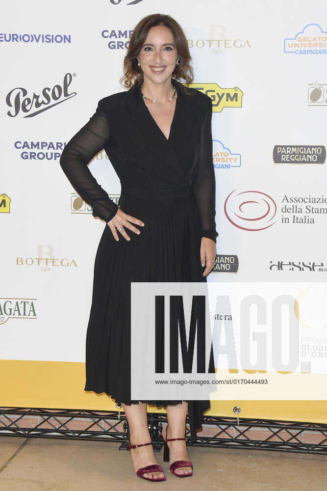 Anna Ferraioli Ravel attends at the red carpet of the Globo d oro award 2022 at the Auditorium Parco Della Musica. Rome Italy - ZUMAs197 20221004_zaa_s197_436