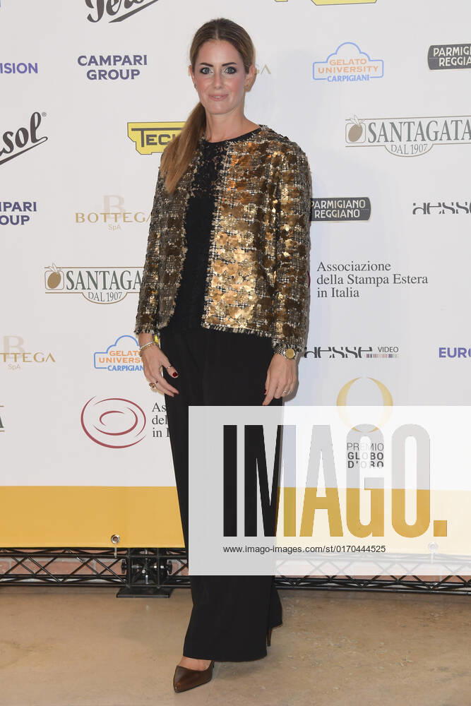 Silvia Groppa attends at the red carpet of the Globo d oro award 2022 at the Auditorium Parco Della Musica. Rome Italy - ZUMAs197 20221004_zaa_s197_456