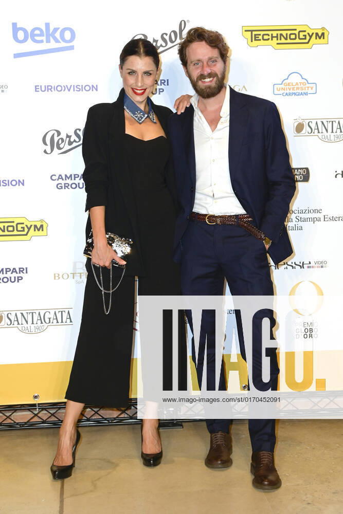 Camilla Petrocelli und Graziano Scarabicchi bei der 62. Verleihung des Globo d Oro 2022 im Auditorium Parco della Musica. Rom