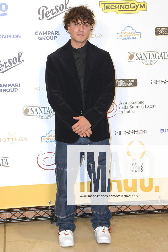 Leo Gassman bei der 62. Verleihung des Globo d Oro 2022 im Auditorium Parco della Musica. Rom