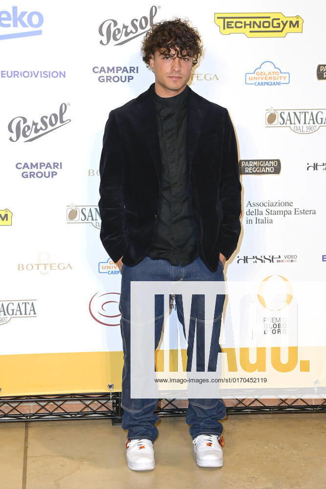 Leo Gassman bei der 62. Verleihung des Globo d Oro 2022 im Auditorium Parco della Musica. Rom
