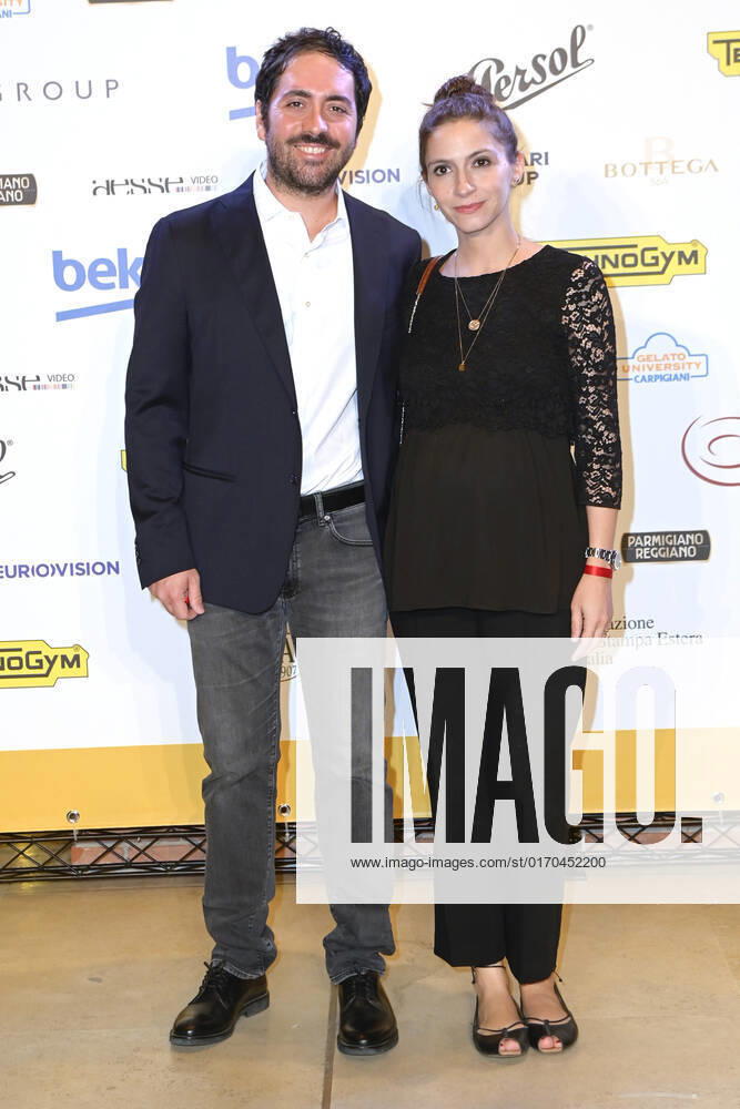 Matteo Rovere und Giulia Steigerwalt bei der 62. Verleihung des Globo d Oro 2022 im Auditorium Parco della Musica. Rom