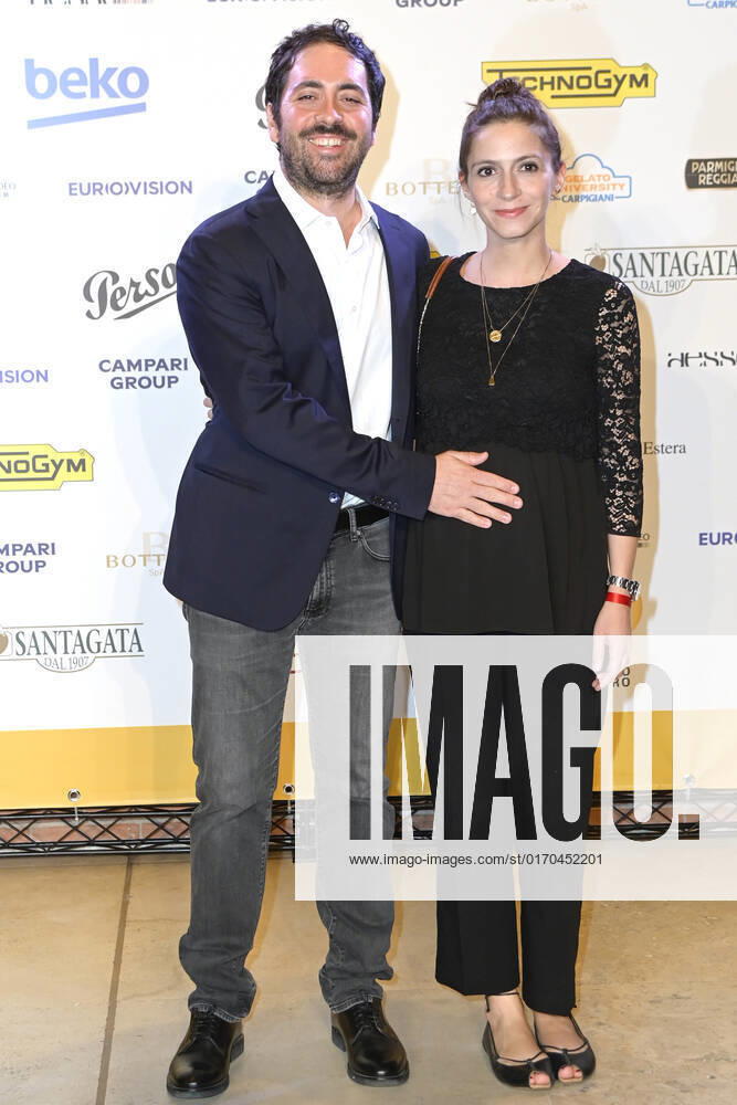 Matteo Rovere und Giulia Steigerwalt bei der 62. Verleihung des Globo d Oro 2022 im Auditorium Parco della Musica. Rom