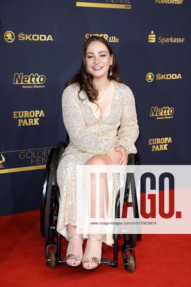 Kristina Vogel bei der Verleihung Die Goldene Henne am 7.10.2022 in Leipzig Die Goldene Henne 2022 Verleihung in Leipzig