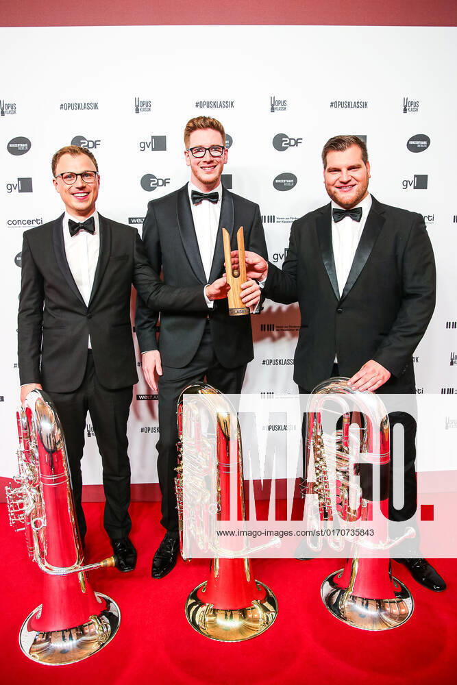 Trio 21meter60 bei der Verleihung des OPUS Klassik Award 2022 im Konzerthaus Berlin am Gendarmenmarkt. OPUS Klassik 2022
