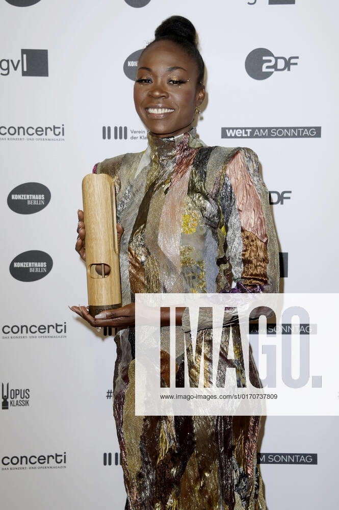 Jeanine De Bique bei der Verleihung des Opus Klassik 2022 im Konzerthaus am Gendarmenmarkt. Berlin