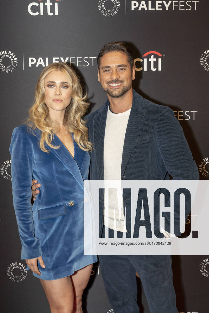 Melissa Roxburgh and J.R. Ramirez attend the Manifest season 4 screening during 2022 PaleyFest NY at Paley Museum in New York City. New York United States - ZUMAs197 20221011_zaa_s197_545