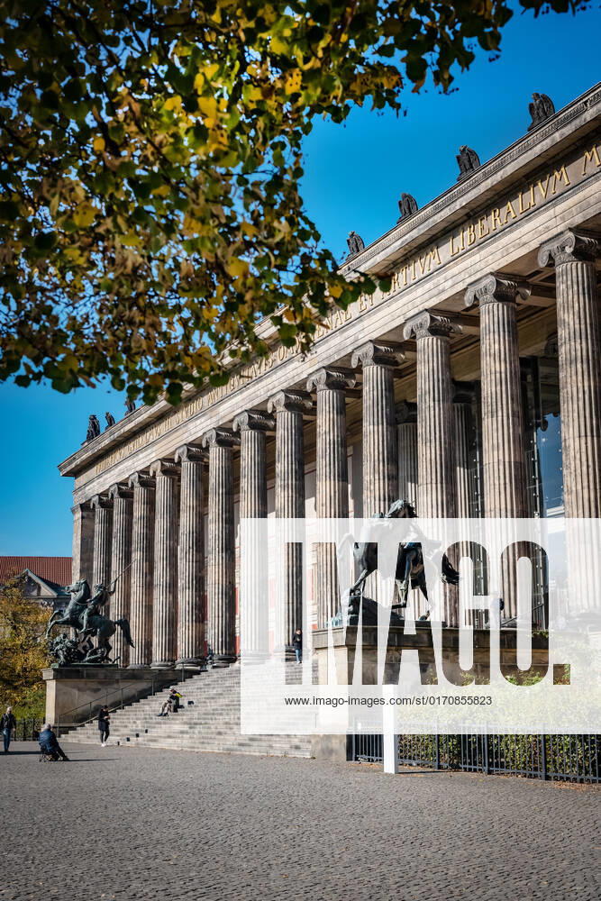 Berlin Mitte, Museumsinsel; Altes Museum - 12.10.2022 Berlin Museumsinsel