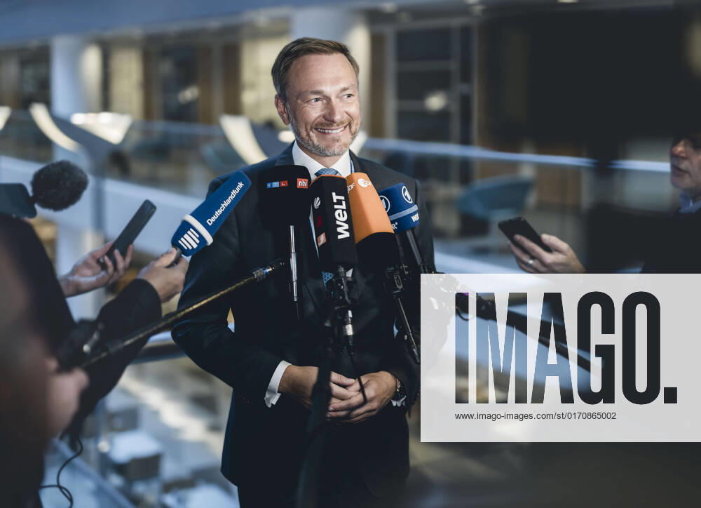 Bundesfinanzminister Christian Lindner (FDP) im Rahmen eines Pressegespraechs am Rande der IWF Herbsttagung. Washington, 12.10.2022. Washington Vereinigte Staaten von Amerika