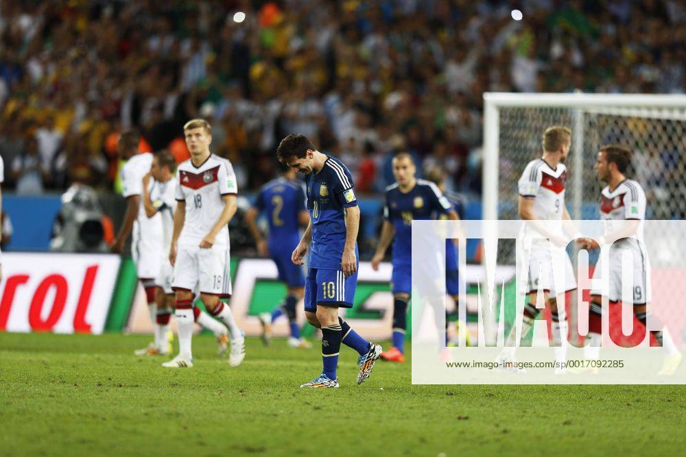 Lionel Messi (ARG), JULY 13, 2014 - Football Soccer : Lionel Messi of Argentina looks dejected after missing a free kick during the FIFA World Cup Brazil 2014 Final match between Germany and Argentina at the Maracana stadium in Rio de Janeiro, Brazil. NOxTHIRDxPARTYxSALES. (heha013681)