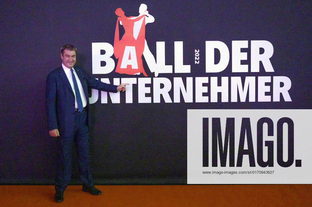 Markus Söder beim 10. Ball der Unternehmer 2022 in Halle 3C der NürnbergMesse. Nürnberg, 15.10.202323