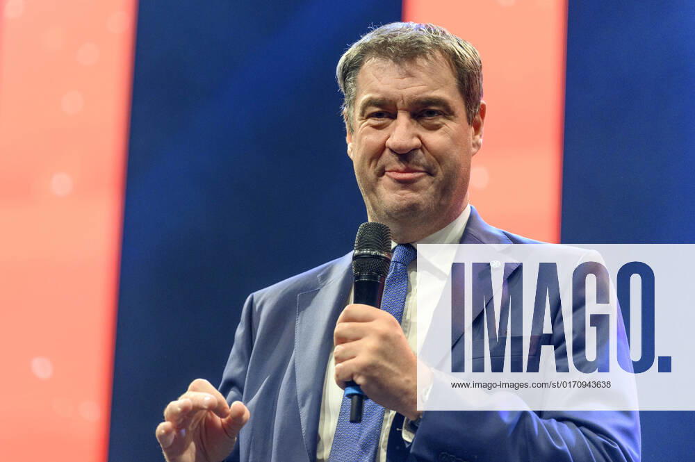 Markus Söder beim 10. Ball der Unternehmer 2022 in Halle 3C der NürnbergMesse. Nürnberg, 15.10.202323