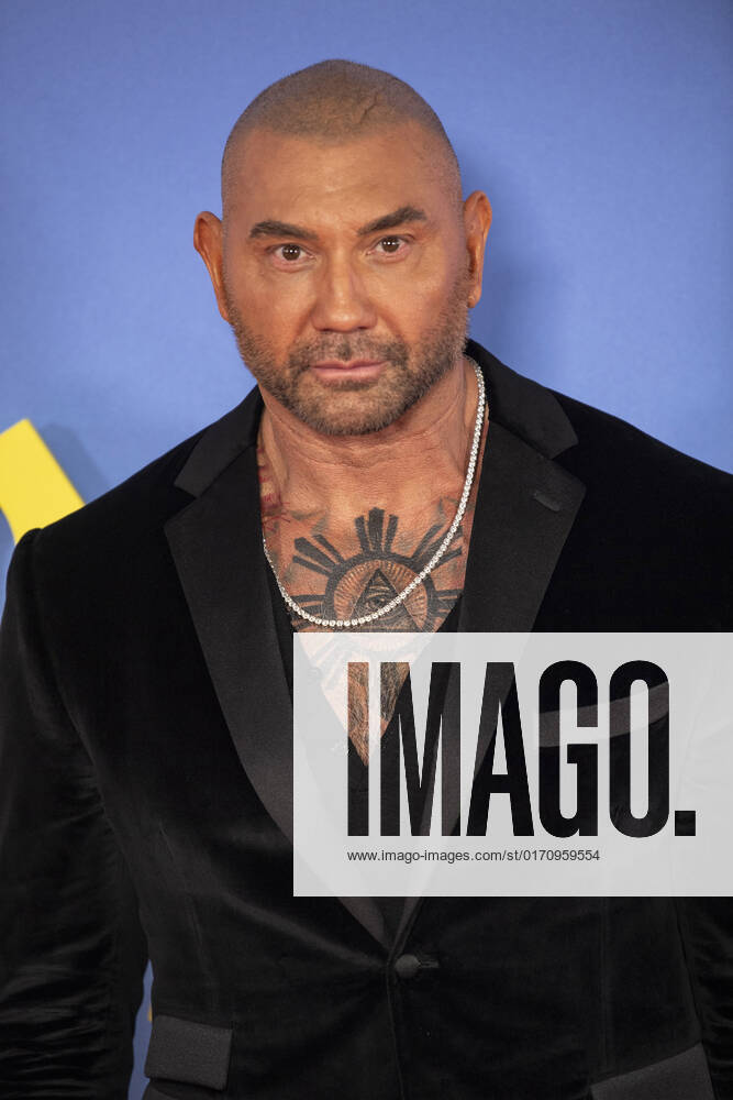 Glass Onion: A Knives Out Mystery premiere London, UK. Dave Bautista at Glass Onion: A Knives Out Mystery European Film Premiere. Closing Night Gala during the 66th BFI London Film Festival at The Royal Festival Hall. 16th October 2022. LMK386-S171022-002